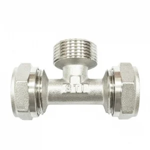 Тройник НР 20х1/2"х20 обжим. STI *10/80