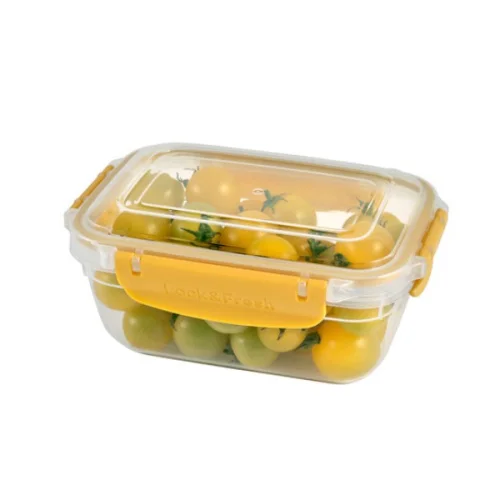 Контейнер воздухонепр. прямоугольный прозрачный МАСТЕР 800мл микс цветов  1