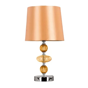 Настольная лампа A41 Gold хром, бежевый Gerhort
