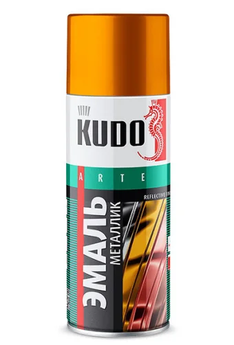 Эмаль универсальная KU-1028 металик золото 0,52л KUDO  1 12