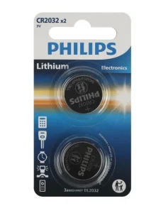 Элемент питания литиевый CR2032-2BL (блистер 2шт) Б0062716 Philips
