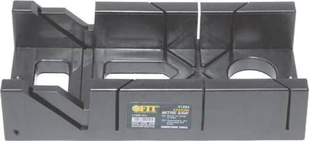 Стусло пластиковое 300х90мм без пилы черное Fit 41254  1