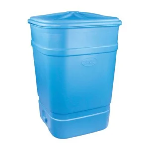 Бочка-бак пласт 250л с крышкой (квадр.) м1626 (А)  1