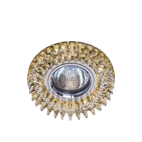 Светильник встраиваемый D2104 CR YL+CL (ЭкономСвет)  1