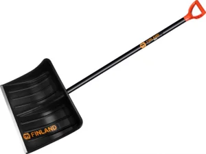 Лопата снегоуборочная FINLAND 1358-Ч с черенком 500х390мм