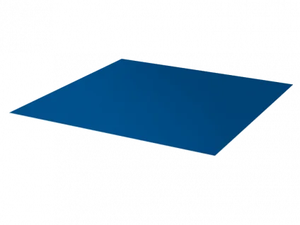 Лист плоский 1250х2500х0,45мм RAL5005 сигнально-синий (3,125м²)