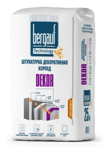 Штукатурка DECOR COROed  фракция 2,5мм 25кг 1уп=56   Bergauf