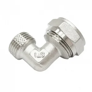 Уголок НР 20х3/4" обжим. STI *10/100