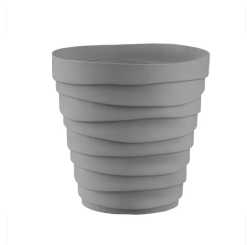 Кашпо д цветов пласт.  Бархан  3,5л Серый жемчуг КШ-4345 (ВМС)  1 16