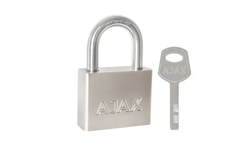 Замок навесной AJAX PD-3060 (PD-30-60) 3 fin key  блистер  6