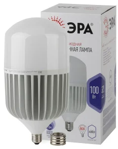 Лампа светодиодная промышленная Е27 100Вт 6500К 100W-6500-E27/E40 Б0032090 Эра