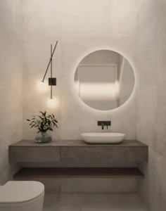 Зеркало с подсветокой Mira Light LED DS241 d900см с сенсором, подогревом