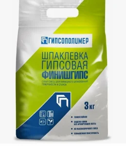 Шпаклевка гипсовая Финишгипс 3кг