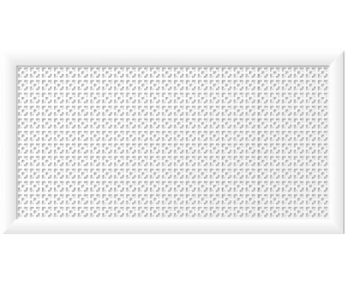 Экран для радиатора 1200х600х12 Дамаско белый