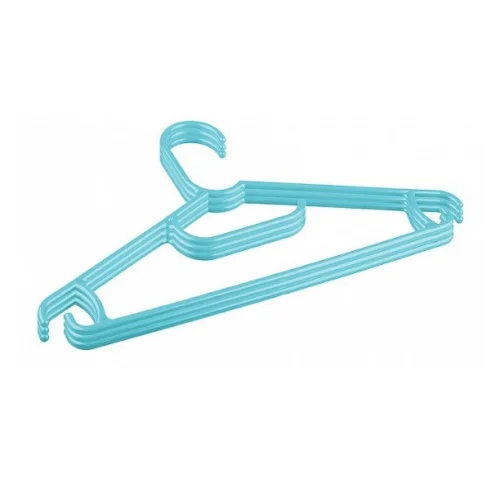 Комплект Вешалок Для Детской Одежды (3 Шт) Размер 31,5 См  (Светло-Голубой)
