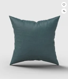 Подушка декоративная Канвас 40х40см серо-голубой 58092756