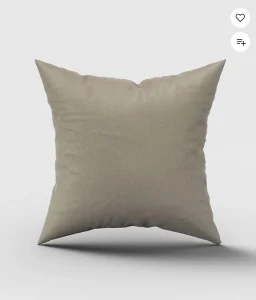 Подушка декоративная Канвас 40х40см кэмел 58113757