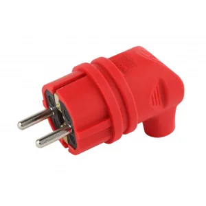 V9-RED-IP44 ЭРА Вилка каучуковая с/з 90град 16A IP44 красная (35/350/2100)
