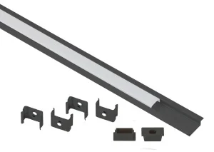 Комплект с врезным анодированным профилем 2206B CAB251 Эра