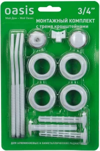 Монтажный комплект 3 4  (с 3-мя кронштейнами) Oasis  1