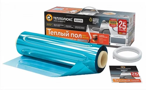 Мат нагревательный Alumia 300 Вт 2,0 кв.м (Теплолюкс) без терморег  1