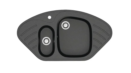 Мойка иск. камень 23 Q4 черная T023Q004 (ZETT lab)  1