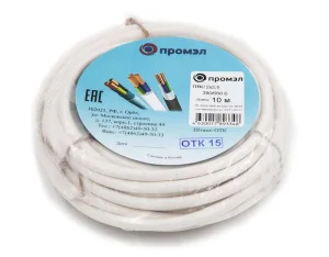 Провод ПВС 2х2,5 Б (боб 10 м) 13321530 (ПромЭл)  1