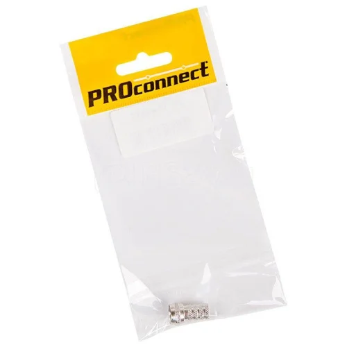 Разъем антенный на кабель штекер F д кабеля RG-6 (упак 1 шт) 05-4003-4-7 (PROconnect)  1