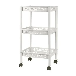 Этажерка трехсекционная Keeplex Light на колесиках KL282612048