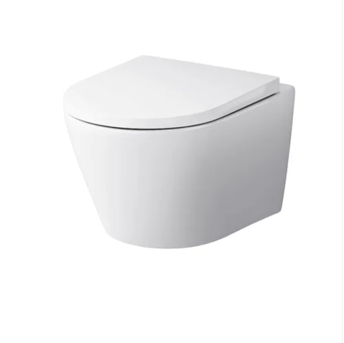 Унитаз подвесной  Sense FlashClean  горизон. выпуск, сиденье дюропласт с м лифтом, безободковый C741