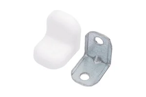 Уголок крепежный 20х20мм белый с пластиковой крышкой уп-4шт пакет Tech-Krep 147866 *1