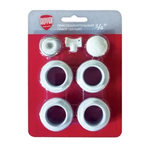 Комплект переходников 1"х3/4" без кронштейнов Royal Thermo White (RT03.1) Комплект переходников 1"х3/4" без кронштейнов Royal Thermo White (RT03.1)