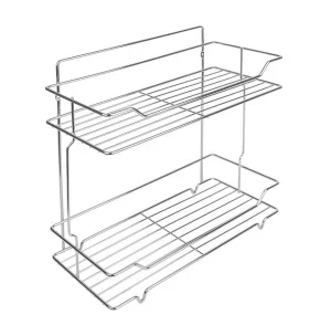 Полка прямоугольная 2-яр АЕ-430 хром 037160 (Sakura) *1