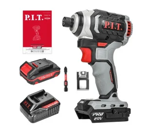 Винтоверт аккум. ударный P.I.T. PSD20H-170A/1 20В 170Нм 1х2Ач ЗУ 3300 об/мин бесщеточный двигатель 330746 *1