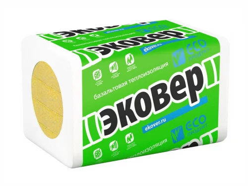 Теплоизоляция Эковер Стандарт 1000х600х50мм 12шт (50кг м3) 1уп 0,36м3 7,2м2