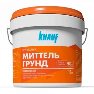 Грунтовка Миттельгрунд 10кг ведро 550514 582611 (Knauf)  33 36