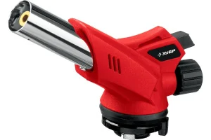 ЗУБР  ГМ-350, 1300°C, газовая горелка с пьезоподжигом на баллон с цанговым соединением (55553)