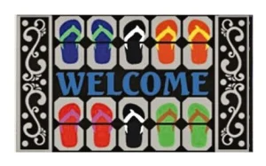 Коврик придверный  флокированный SHAHINTEX 45х76см BH005-30-19  1