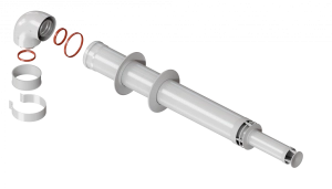 Комплект коаксиальный Дн60/100 L=1000мм для дымохода Kiturami E91E900066