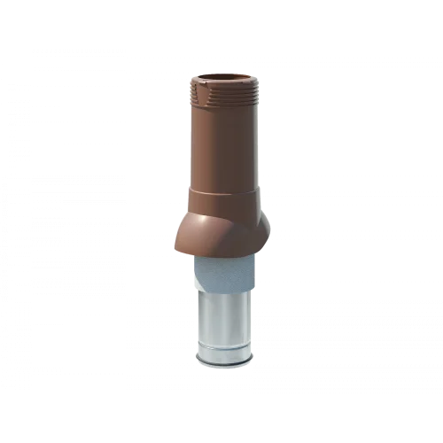 Вентиляционный выход изолированный ТехноНИКОЛЬ D125 160 коричневый 358034 кор-4шт