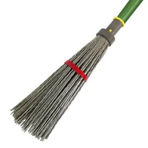 Метла пластмассовая №6 О9181ф круглая c черенком