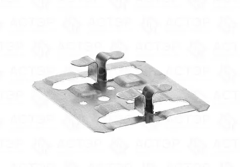 Кляммер рядовой (оцинк) 70 76 10 1мм   1 130