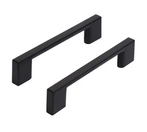 Ручка-скоба мебельная StahlBuro A302-96 BL матовый черный 2шт 16667