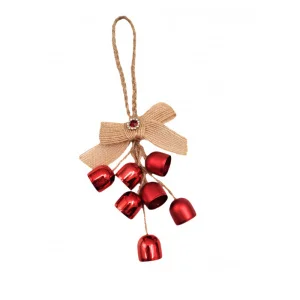 Новогоднее подвесное украшение (полиэстер, полистирол, ч металл)   13x6,5x4,5см  91032 (НГ)