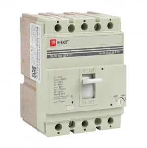 Выключатель автоматический 3п 160/125А 35кА ВА-99 PROxima mccb99-160-125 EKF