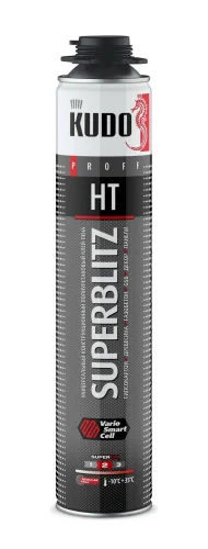 Клей-пена универсальный конструкционный профессиональный всесезонный SUPERBLITZ HT KUPP10B13SBHT (Ku