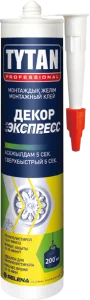 Клей монтажный Tytan Professional Декор Экспресс белый 310 мл