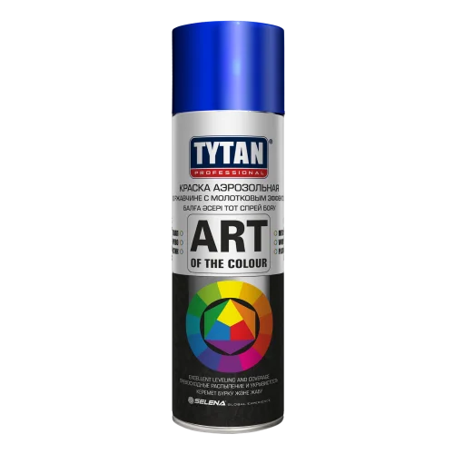 Краска аэрозольная по ржавчине с молотковым эффектом Tytan Professional Art of the colour  400мл сер
