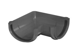 Угол желоба 90° ТН ОПТИМА D120 80мм серый 128183 кор-21шт