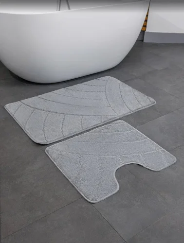 Коврик д ванной  Gold  50х80 40х50см серый МС2-079 (My Crystal)  1